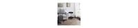 Modern Side Table – Metal Round Tray Top with Foldable Legs