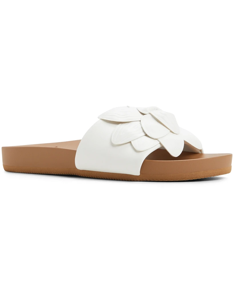 Roxy Women's Flower Girl Slip-On Flat Sandals