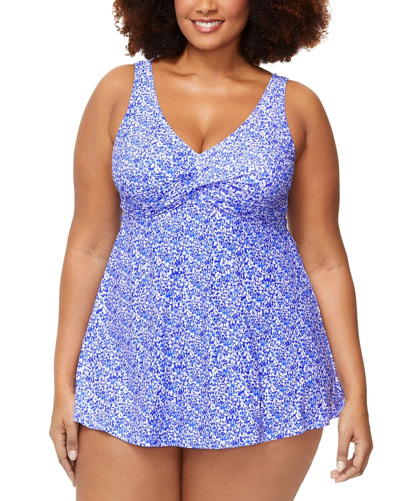 Raisins Curve Trendy Plus Lucia Swim Dress
