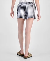 Planet Heart Juniors' Gingham Boxer Shorts