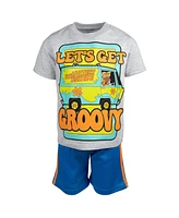 Scooby Doo Toddler Boys Graphic T-Shirt & Mesh Shorts
