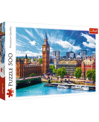 Trefl Red 500 Piece Puzzle - Sunny day in London