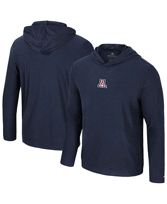 Colosseum Men's Navy Arizona Wildcats Long Sleeve Hoodie T-Shirt