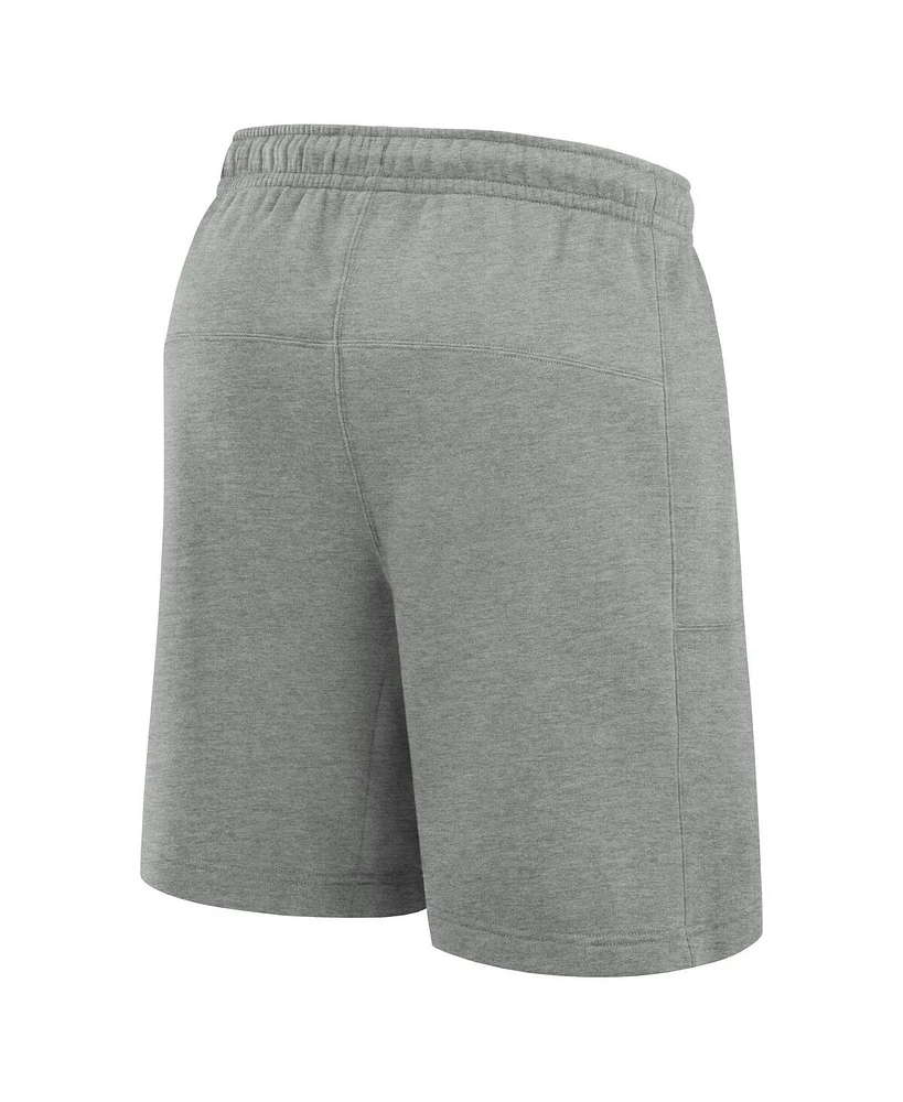 Nike Men's Heather Gray Iowa Hawkeyes Legacy Fleece Essential Shorts