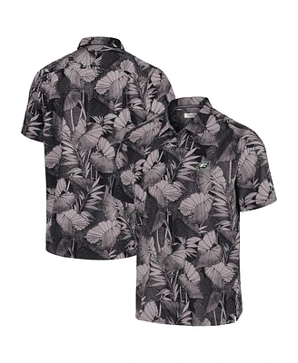 Tommy Bahama Men's Black Philadelphia Eagles Coast Nuevo Fronds Camp Button-Up Shirt