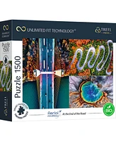 Trefl Prime 1500 Piece Puzzle - Aerial Mindblow: At the End of the Road