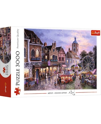 Trefl Red 3000 Piece Puzzle - Funfair / Art Licencing