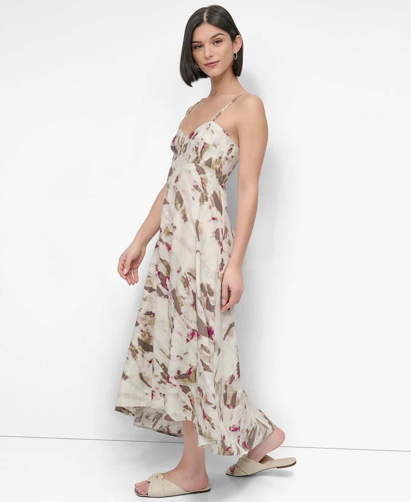 Dkny Women's Sweetheart-Neck Inset Empire-Waist Dress