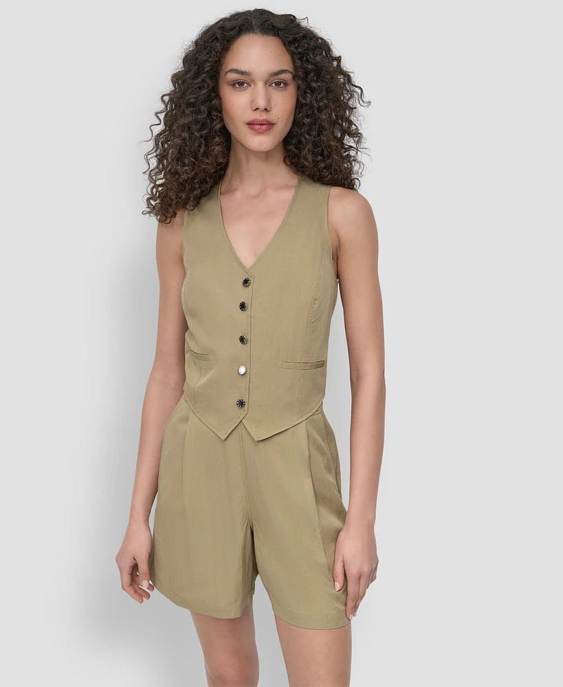 Dkny Women's Vest Romper