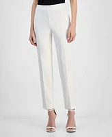 Anne Klein Women's Pull-On Straight-Leg Ankle Pants