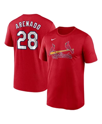 Nike Men's Nolan Arenado Red St. Louis Cardinals Legend Name and Number Home T-Shirt