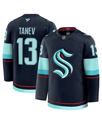 Fanatics Men's Brandon Tanev Deep Sea Blue Seattle Kraken Home Premium Jersey