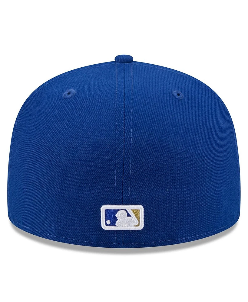 New Era Men's Royal Kansas City Royals 2025 Jackie Robinson Day 59FIFTY Fitted Hat