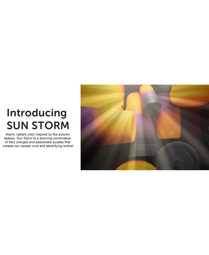 Lidded Bowls 10oz: 2 pk - Sun Storm
