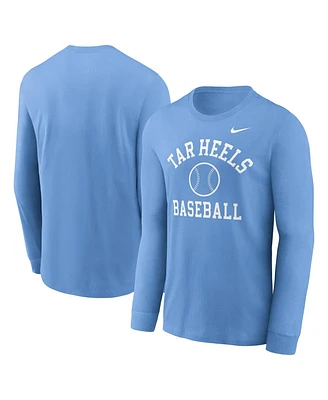 Nike Men's Carolina Blue North Tar Heels Essential Baseball Arch Long Sleeve T-Shirt