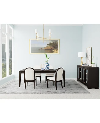 Mazen 5-Pc. Dining Set (Table & 4 Curved Side Chairs)