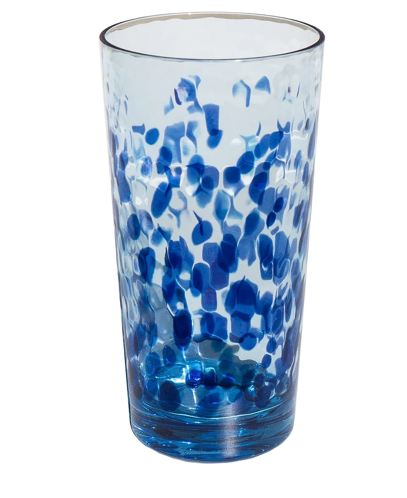 Abode Homewares Talavera Goblet Glasses, Set of 6
