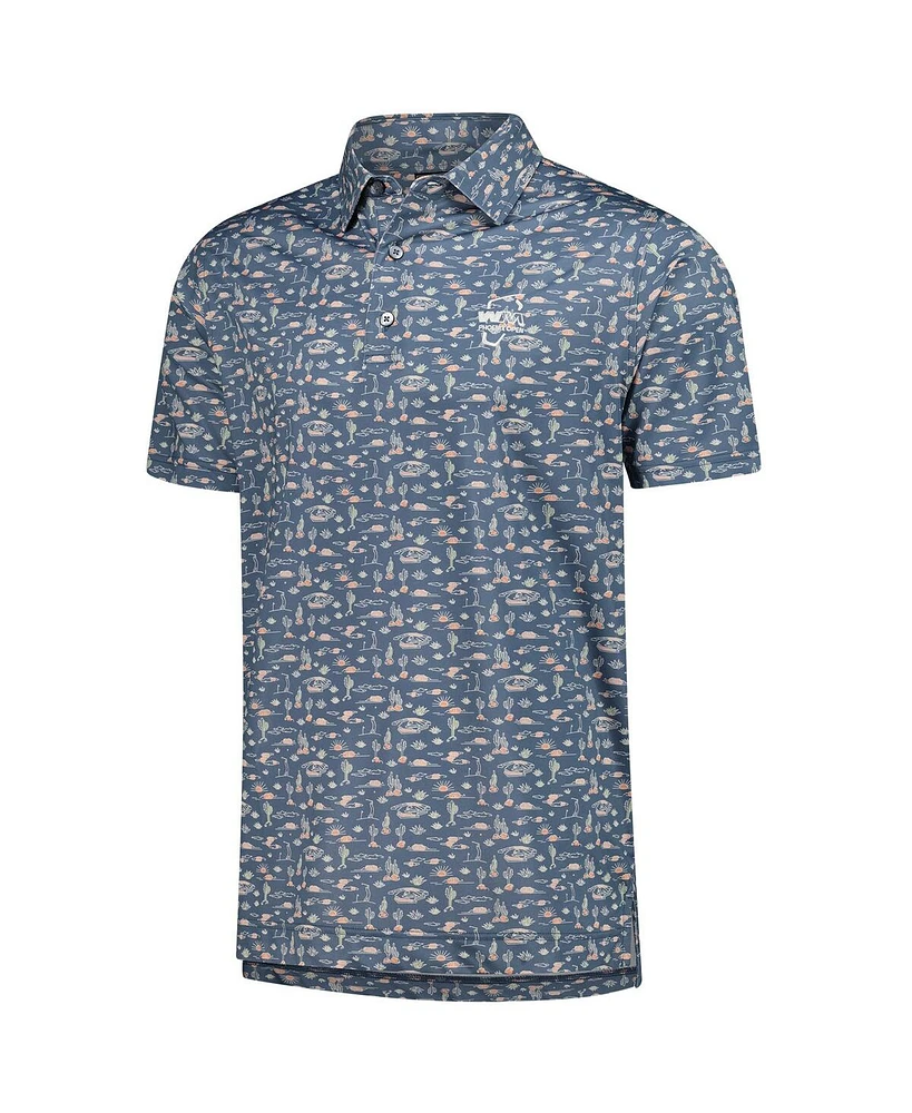 FootJoy Men's Blue Wm Phoenix Open ProDry All Over Print Polo Shirt