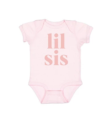 Sweet Wink Baby Girls Lil Sis Short Sleeve Bodysuit