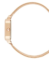 London Fog Unisex Exeter Rose Gold Alloy Mesh Strap Watch, 26mm