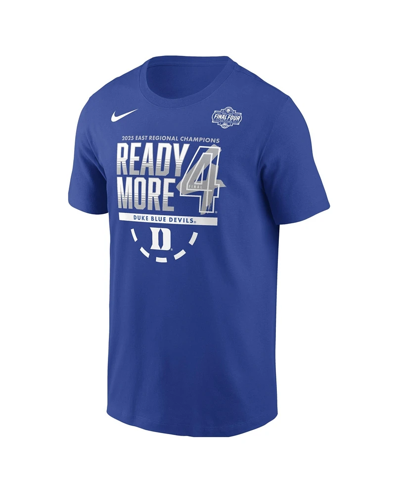 Nike Men's Royal Duke Blue Devils 2025 Ncaa Basketball Tournament March Madness Final Four Locker Room T-Shirt