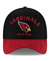 New Era Men's Black/Cardinal Arizona Cardinals 2025 Nfl Draft 39THIRTY Flex Hat
