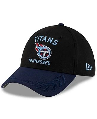 New Era Men's /Navy Tennessee Titans 2025 Nfl Draft 39THIRTY Flex Hat