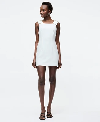 French Connection Women's Whisper Bow Strap Mini Dress