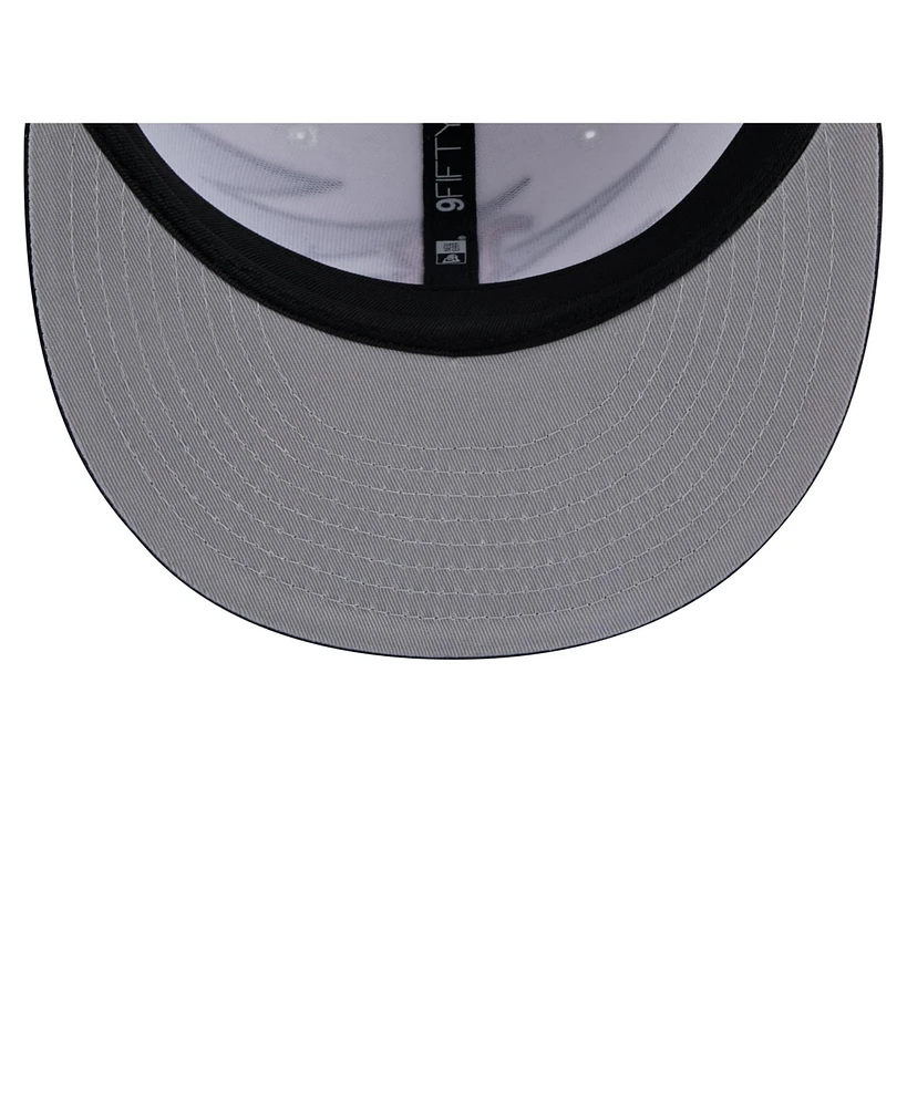 New Era Men's Navy/White Boston Red Sox Jagged 9FIFTY Snapback Hat