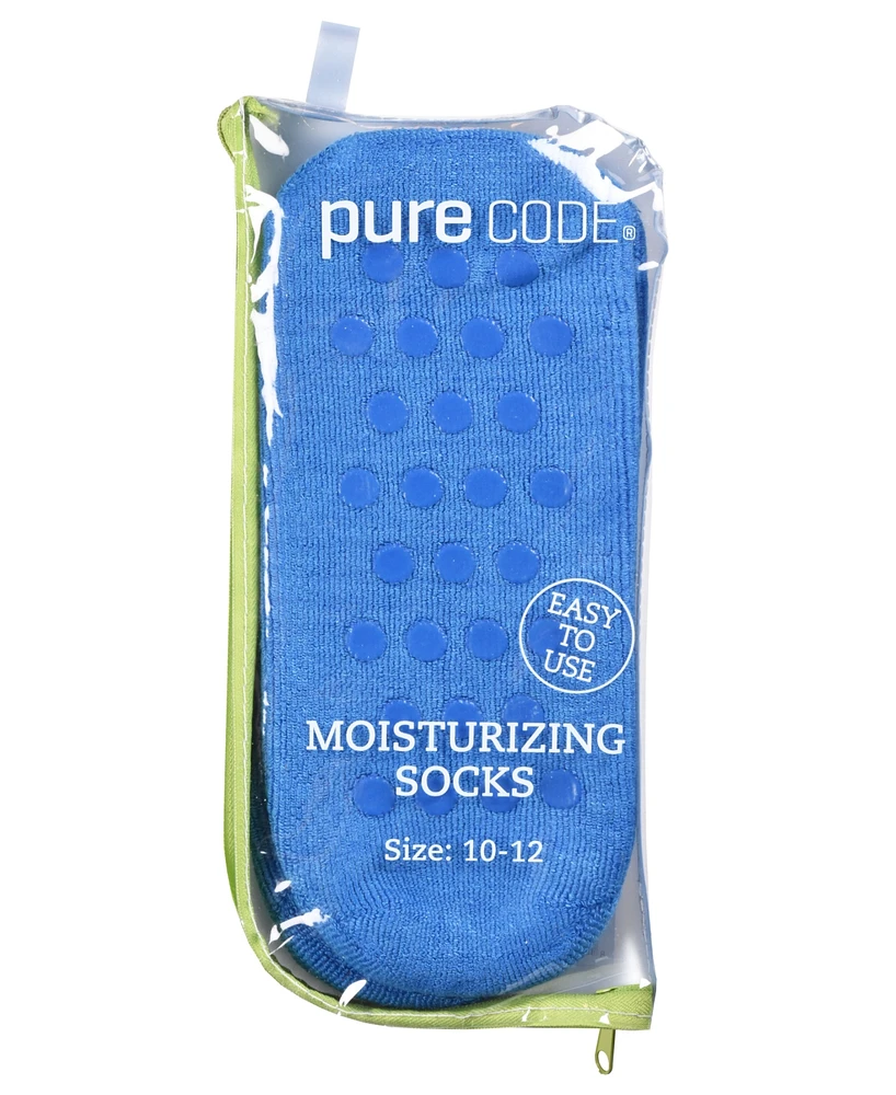 Purecode Men's 3-Pc. Moisturizing Gel Set, Gloves L-xl, Socks 10-12