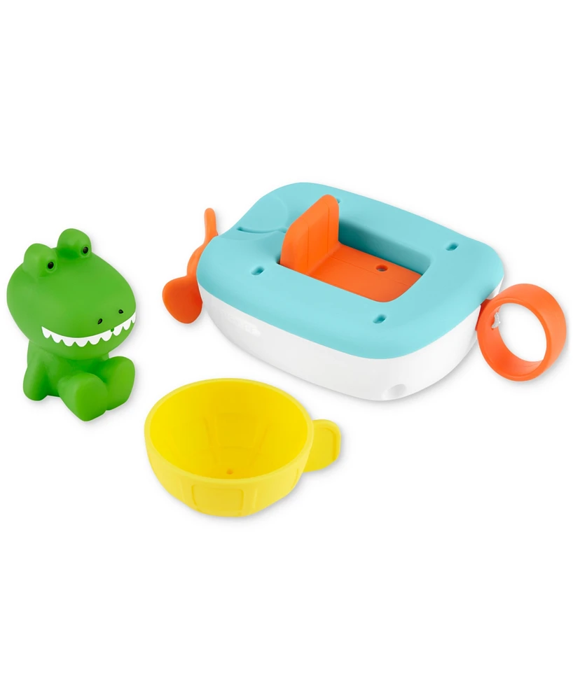 Skip Hop Zoo Croc The Boat Baby Bath Toy