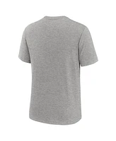 Nike Men's Heather Gray Philadelphia Phillies Cooperstown Collection Retro Tri-Blend T-Shirt