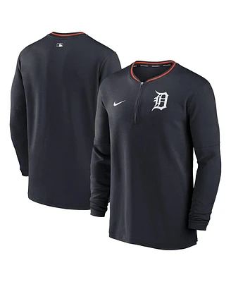 Nike Men's Navy Detroit Tigers Authentic Collection Performance Half-Zip Top