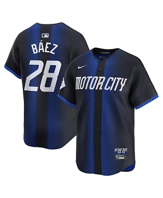 Nike Men's Javier Baez Navy Detroit Tigers City Connect Limited Player Jersey