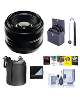 Fujifilm Xf 35mm f/1.4 Lens, Bundle with 52mm Filter Kit, Lens Pouch, Capleash, Cleaning Kit, Lens Wrap, Mac Software Package
