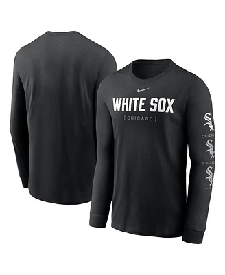 Nike Men's Black Chicago White Sox Repeater Long Sleeve T-Shirt