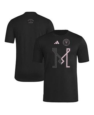Adidas Men's Black Inter Miami Cf 2025 Jersey Hook Aeroready T-Shirt