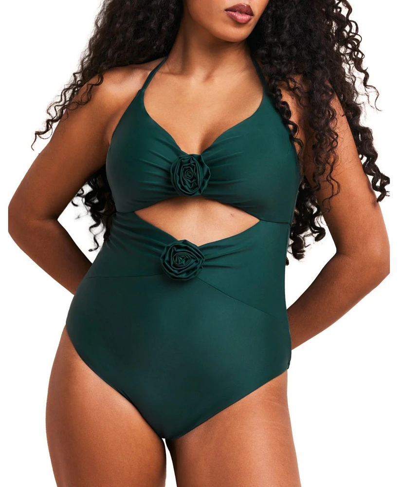 Adore Me Plus Zola Swimwear One Piece Swimsuit