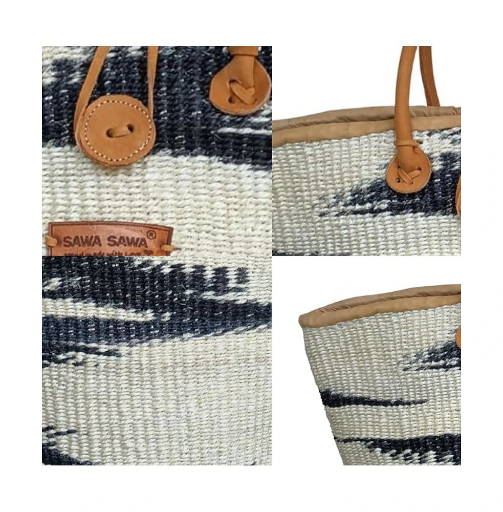 Balance Peace Handmade Sisal Straw Basket Tote Bag