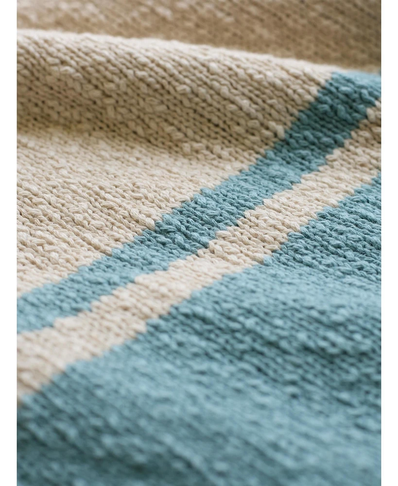 Celtic & Co. Women's Slub Yarn Colourblock Sweater
