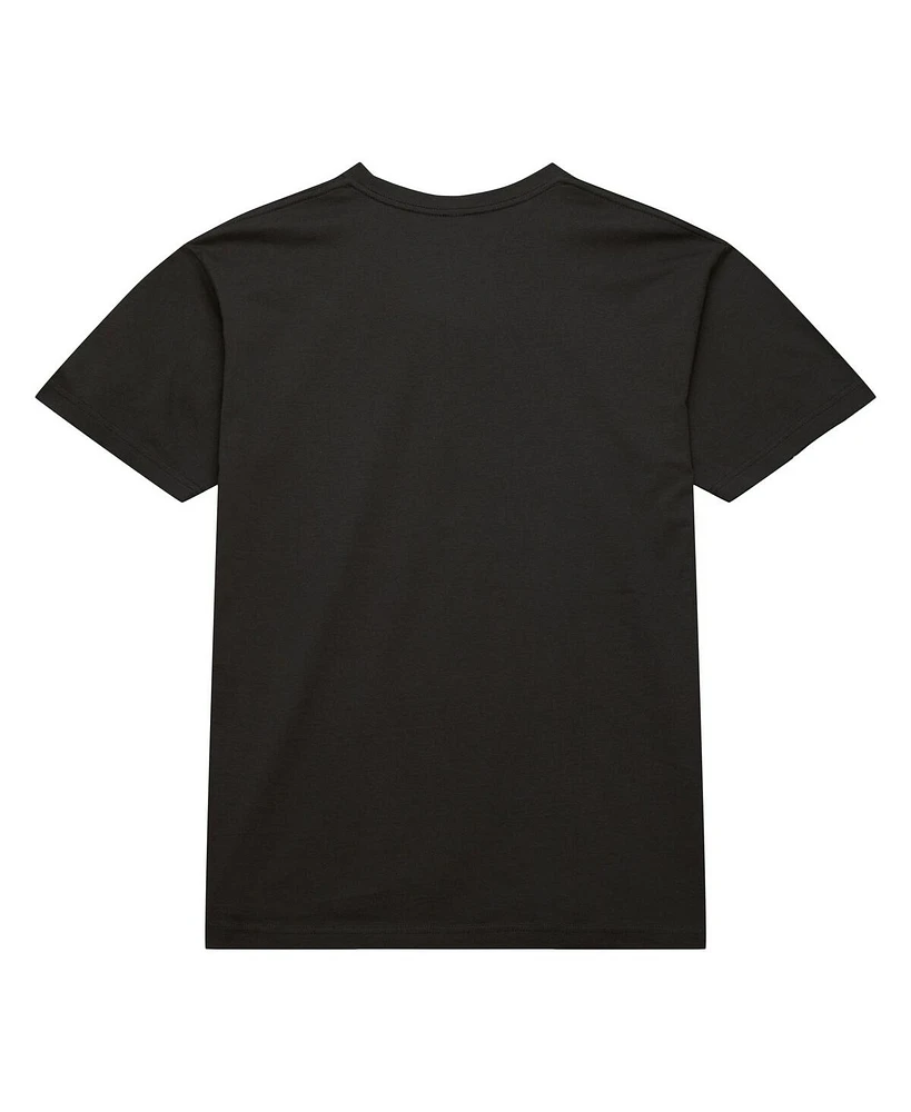 Mitchell & Ness Men's Black Chicago Bulls Hardwood Classics Deconstructed T-Shirt