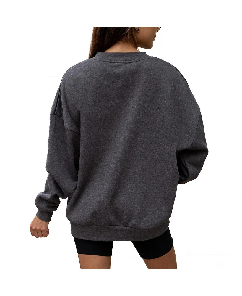 Gameday Couture Women's Charcoal Ohio State Buckeyes Premium Fleece Pullover Sweatshirt