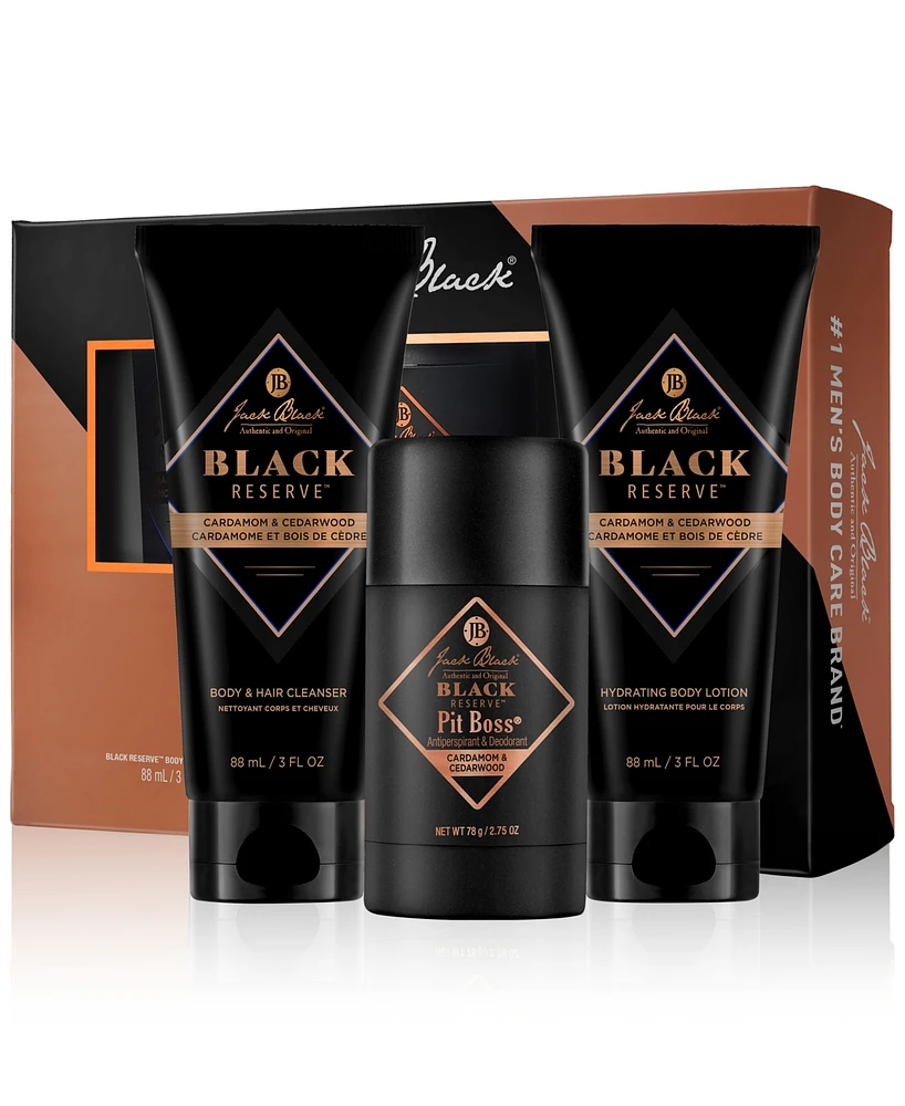 Jack Black 3-Pc. Black Reserve Body Collection Gift Set