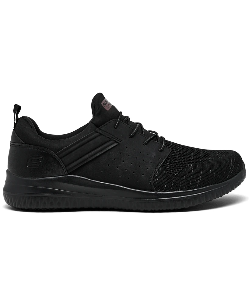 Skechers Men's Work Slip-Resistant: Delson 3.0 - Oteron Wide-Width Casual Sneakers from Finish Line