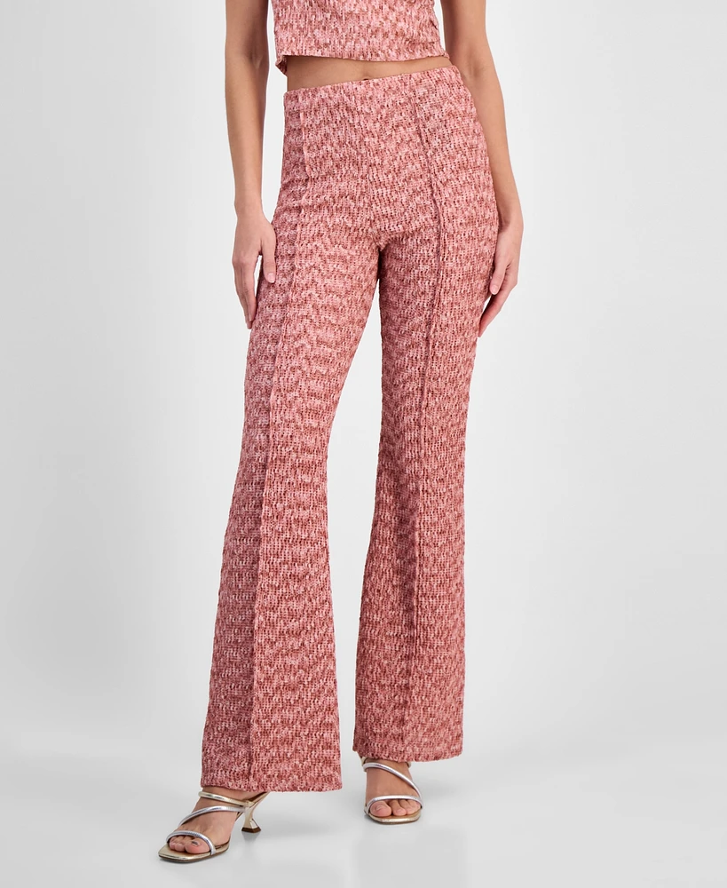 Guess Women's Naleny Pleated Flared Pants