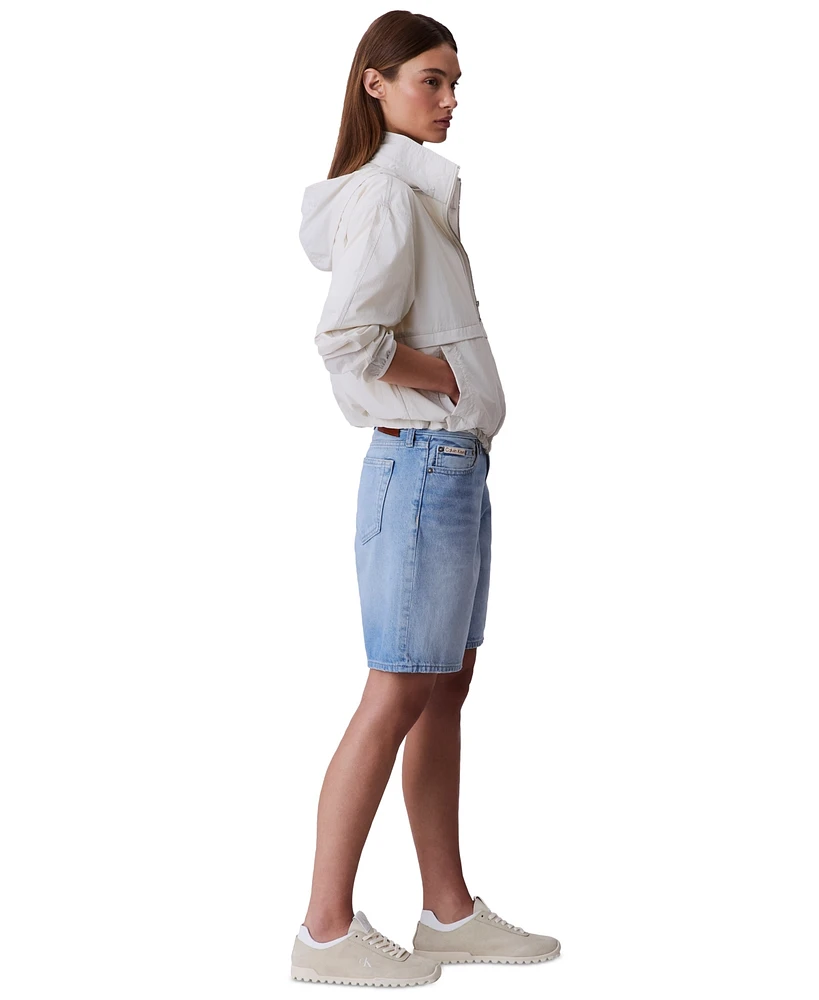 Calvin Klein Jeans Women's Relaxed Denim Bermuda Shorts