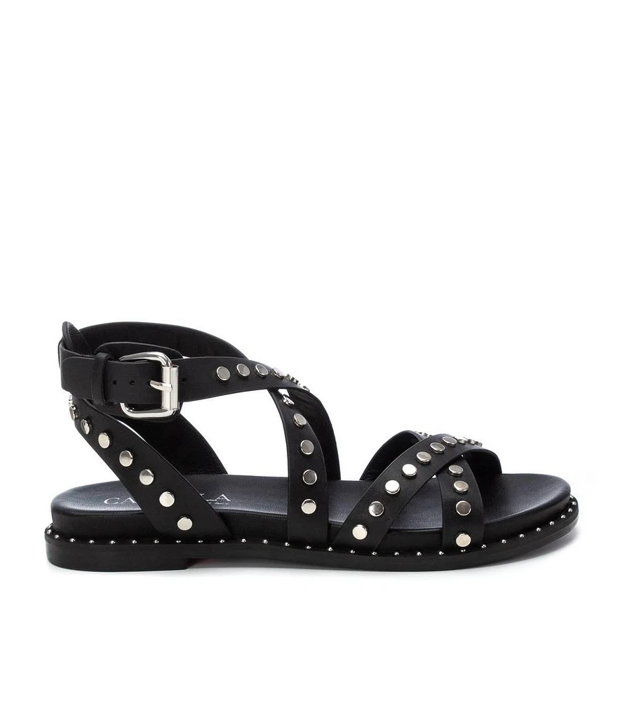 Carmela Leather Women's Fashion Sandals By Xti