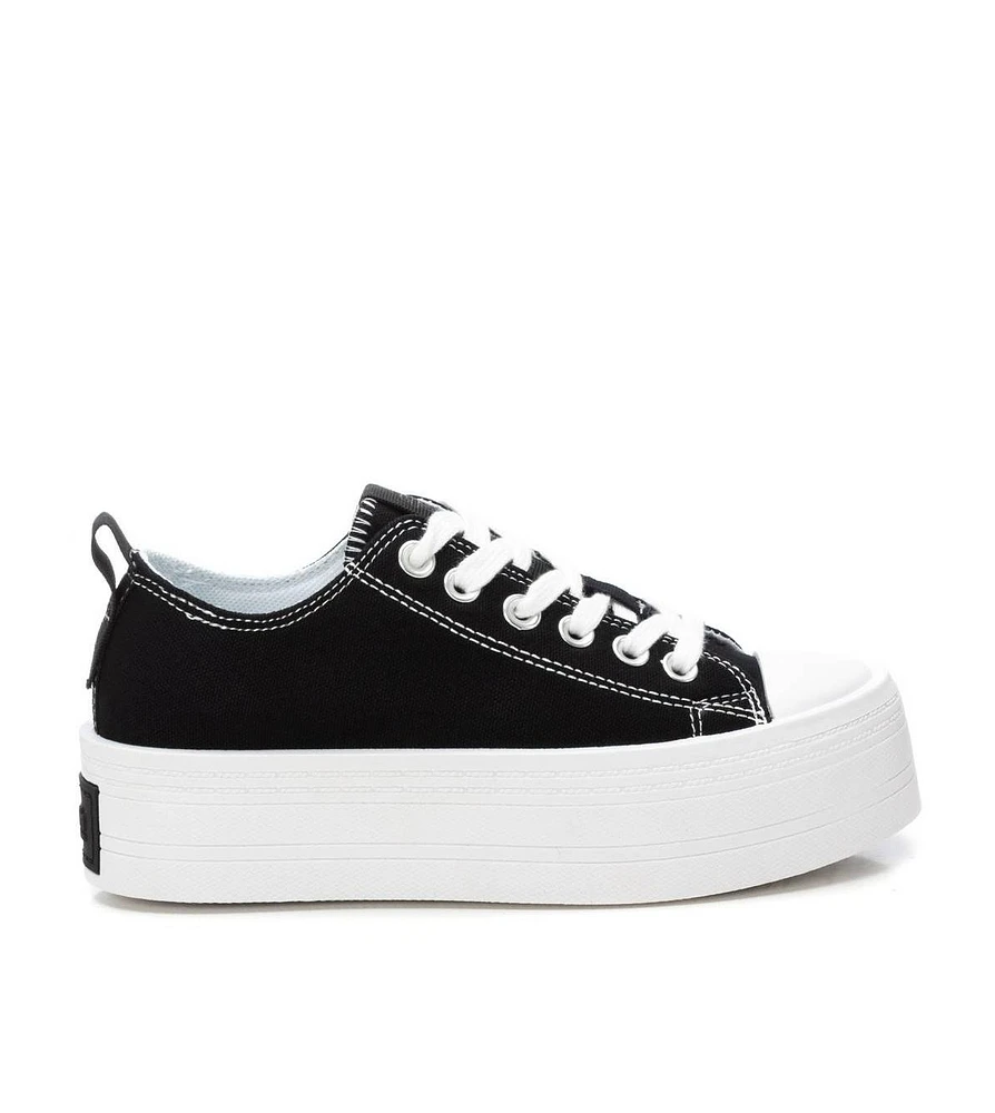 Women's Platform Canvas Sneakers Refresh By Xti