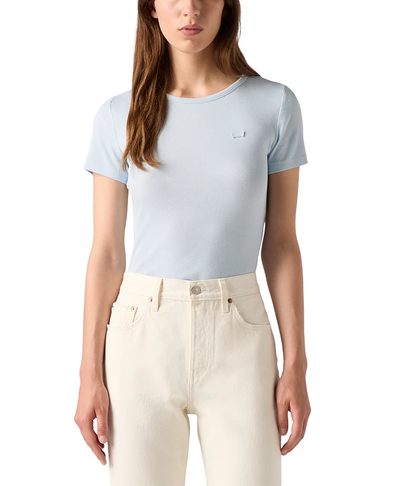 Levi's Women's Hayes Slim-Fit Short-Sleeve Crewneck Tee