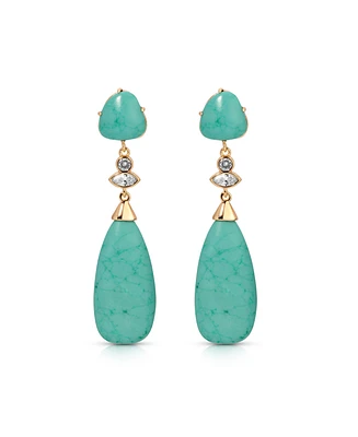 Ettika Turquoise Solstice Drop Earrings